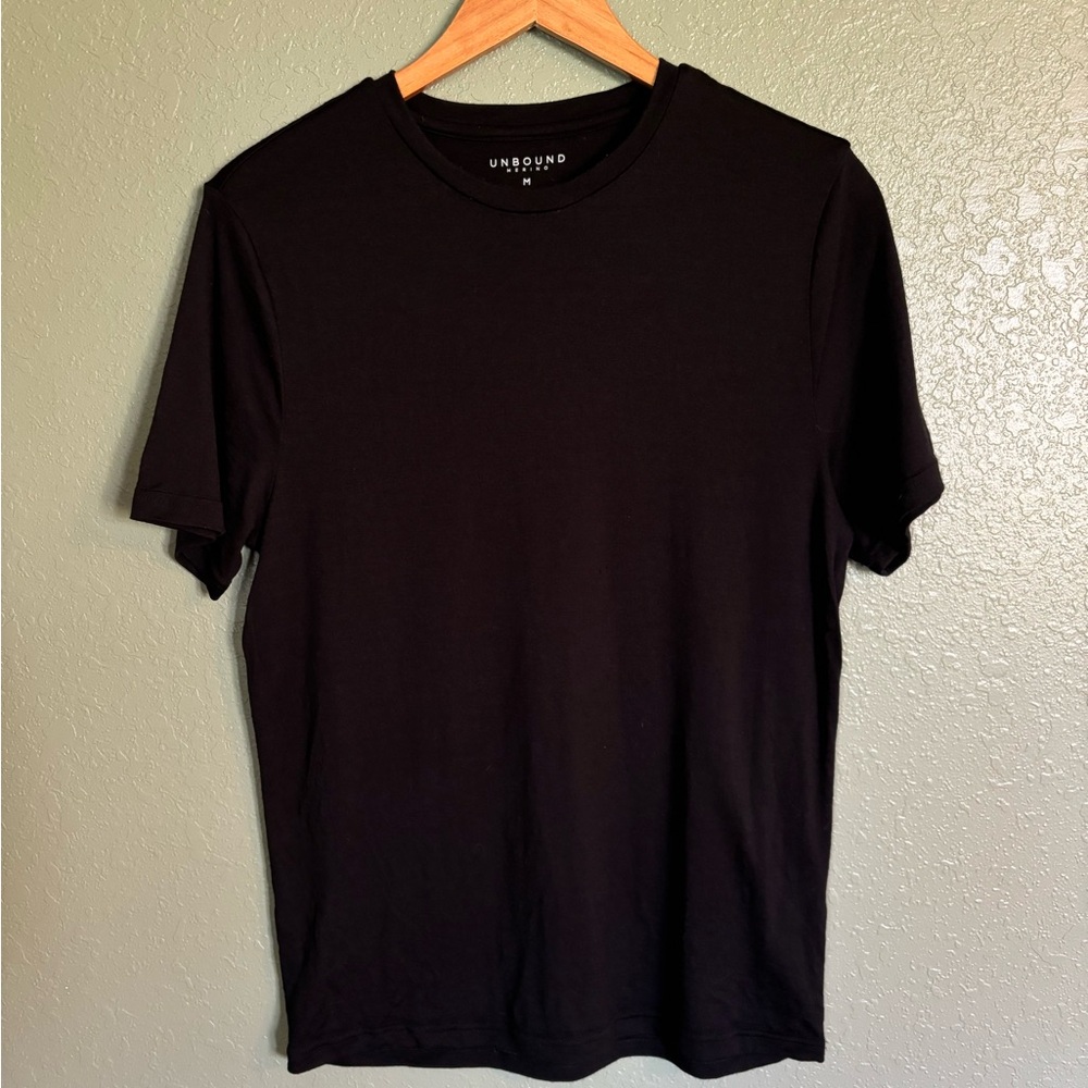 Men's Unbound Merino Black T-Shirt